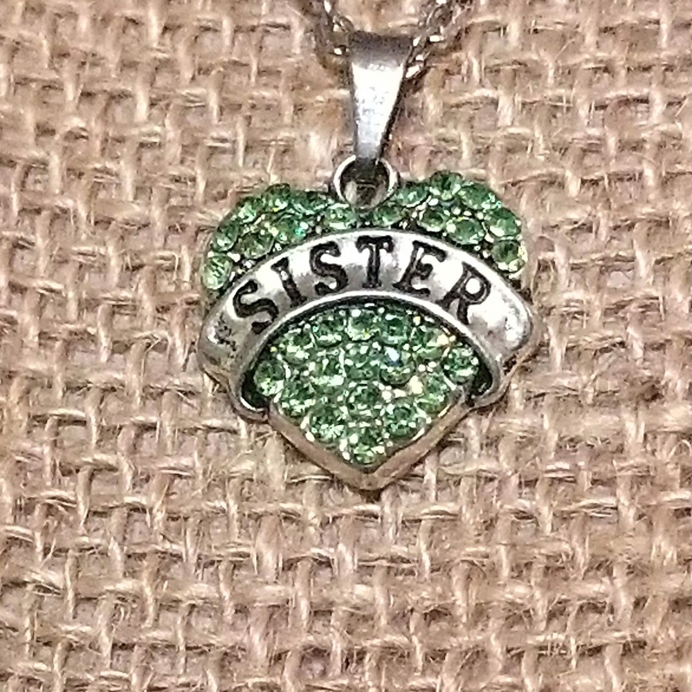 SISTER Heart Necklace